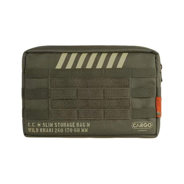 Cargo Container Slim Storage Bag M Khaki